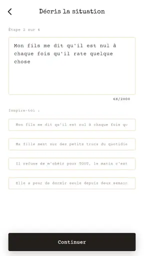 App du Détective : comprendre screenshot