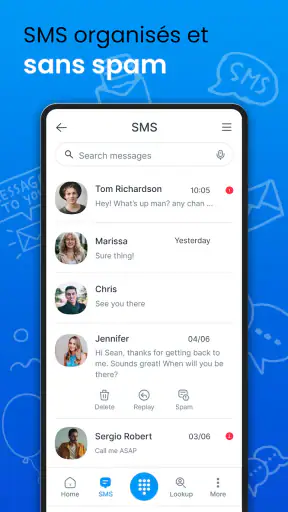 Appelant bloc spam Eyecon screenshot