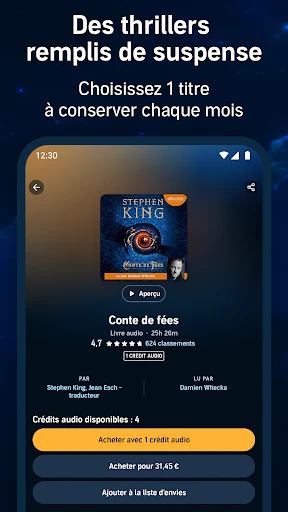 Audible: Livres Audio, Podcast screenshot