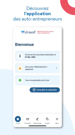 AutoEntrepreneur Urssaf screenshot