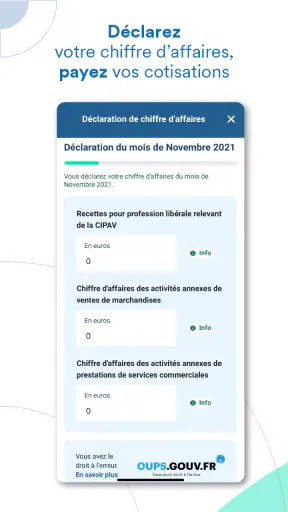 AutoEntrepreneur Urssaf screenshot