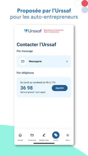 AutoEntrepreneur Urssaf screenshot