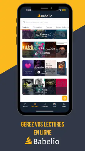 Babelio, ma bibliothèque screenshot