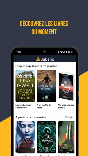 Babelio, ma bibliothèque screenshot