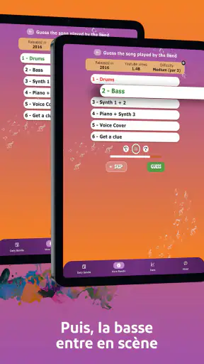 Bandle : Jeu Devine La Chanson screenshot