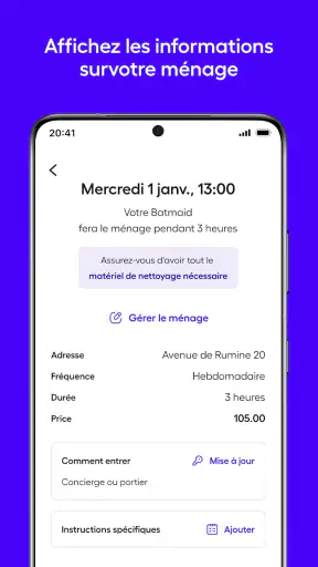 Batmaid - ménage à domicile screenshot