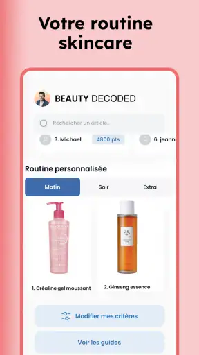 Beauty Decoded: Scan Produits screenshot