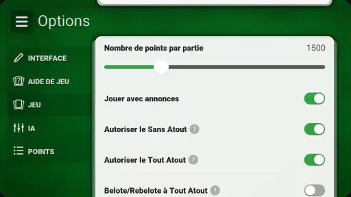 Belote screenshot