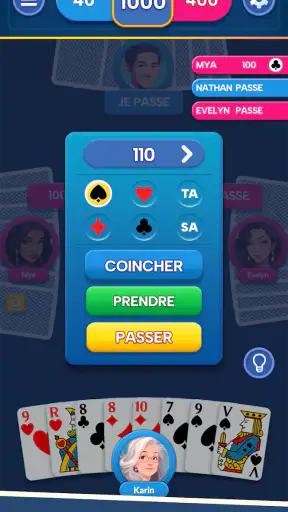 Belote & Coinche Classique screenshot