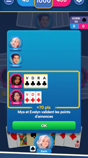 Belote & Coinche Classique screenshot