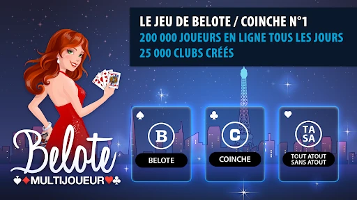 Belote & Coinche Multijoueur screenshot