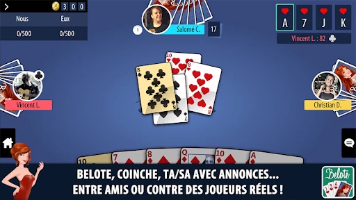 Belote & Coinche Multijoueur screenshot