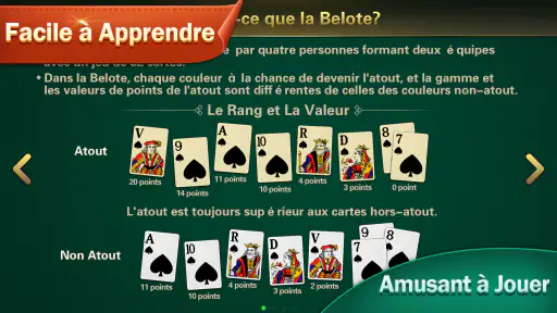 Belote et Coinche - Hors ligne screenshot