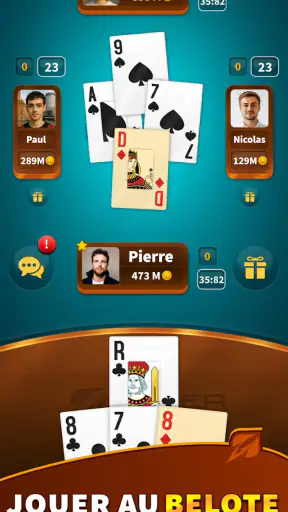 Belote - Rami Online HD screenshot