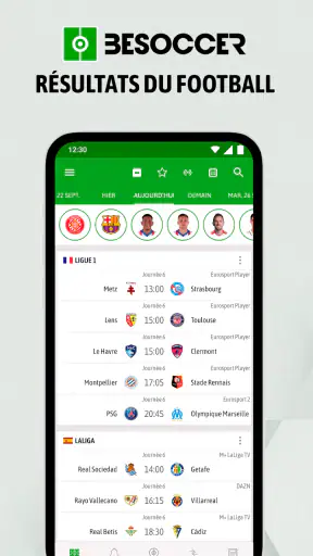 BeSoccer Résultats & Actu Foot screenshot
