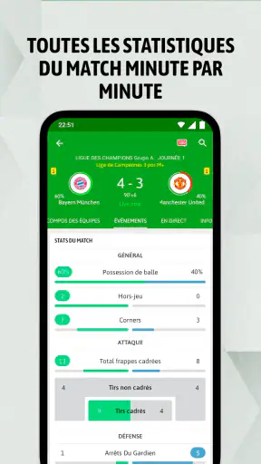 BeSoccer Résultats & Actu Foot screenshot