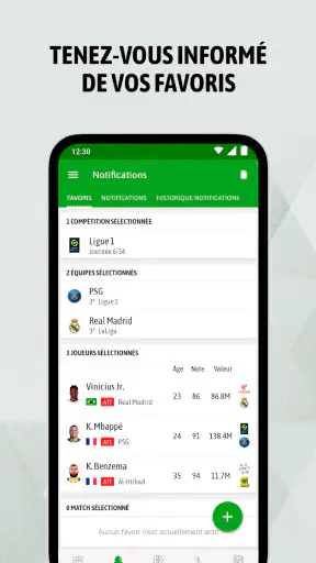 BeSoccer Résultats & Actu Foot screenshot