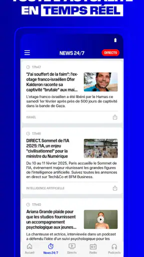 BFM : TV, news, radio en live screenshot