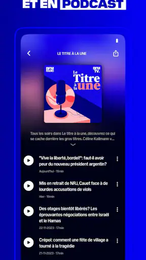 BFM : TV, news, radio en live screenshot