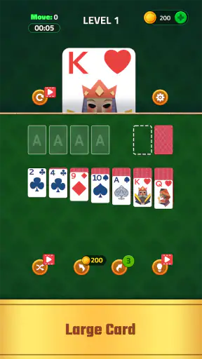 Big Card Solitaire screenshot