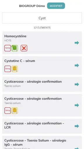 Biogroup Pro screenshot