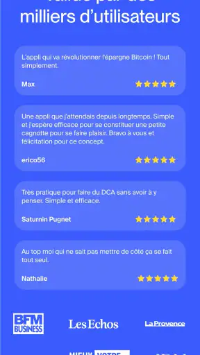 Bitstack : Épargner en Bitcoin screenshot