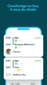 BlaBlaCar : Covoiturage et Bus screenshot