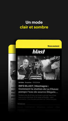 Blast, le souffle de l'info screenshot