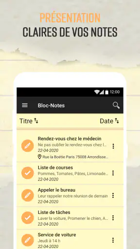 Bloc-notes – Notes et listes screenshot