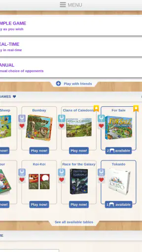Board Game Arena screenshot