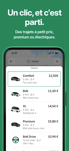 Bolt : Demandez un Trajet 24/7 screenshot