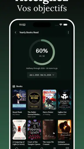 BookPine: Suivi de Lecture screenshot