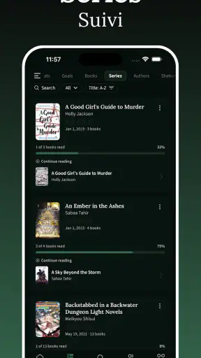 BookPine: Suivi de Lecture screenshot