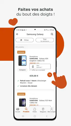 Boulanger - Achat en ligne screenshot