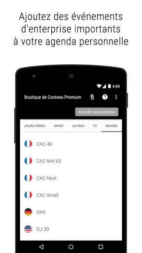 Boutique de Contenu Premium screenshot