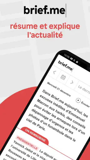 Brief.me : l'actu qui compte screenshot