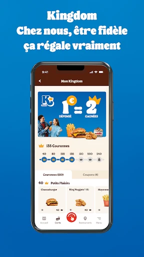 BURGER KING France screenshot