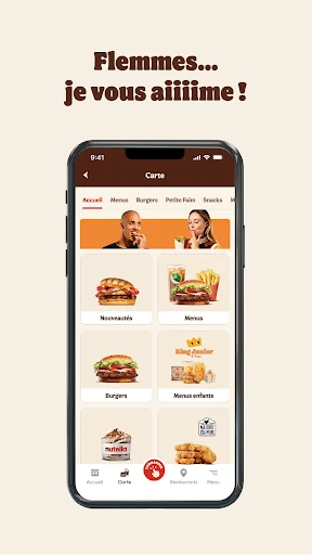 BURGER KING France screenshot