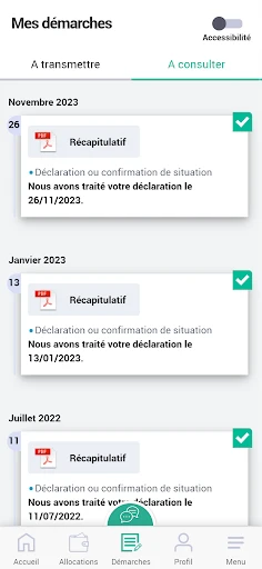 Caf - Mon Compte screenshot