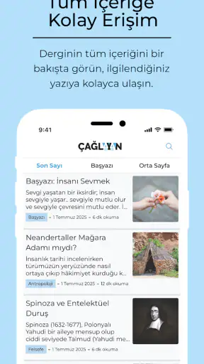 Çağlayan Dergisi screenshot
