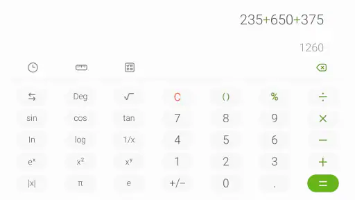 Calculatrice de Samsung screenshot