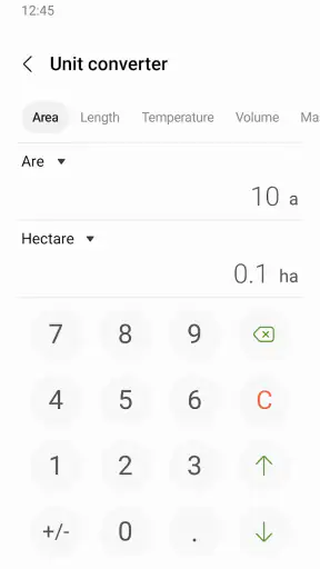 Calculatrice de Samsung screenshot