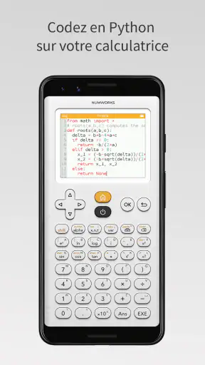 Calculatrice NumWorks screenshot