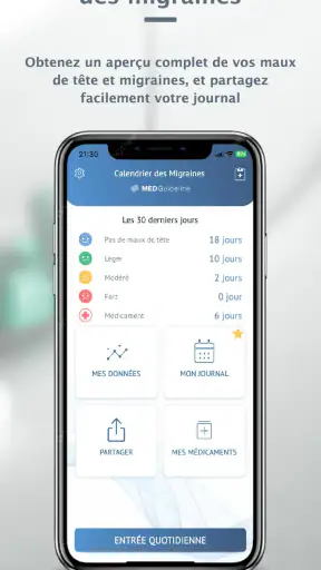 Calendrier des Migraines screenshot