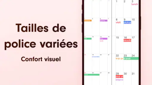 Calendrier simple screenshot