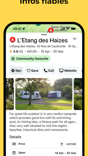 Campy - Camping Car & Van Park screenshot