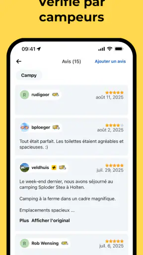 Campy - Camping Car & Van Park screenshot