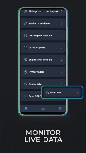 Carista OBD2 screenshot