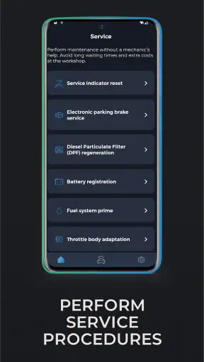 Carista OBD2 screenshot