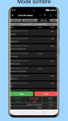 Carnet de Dépenses screenshot